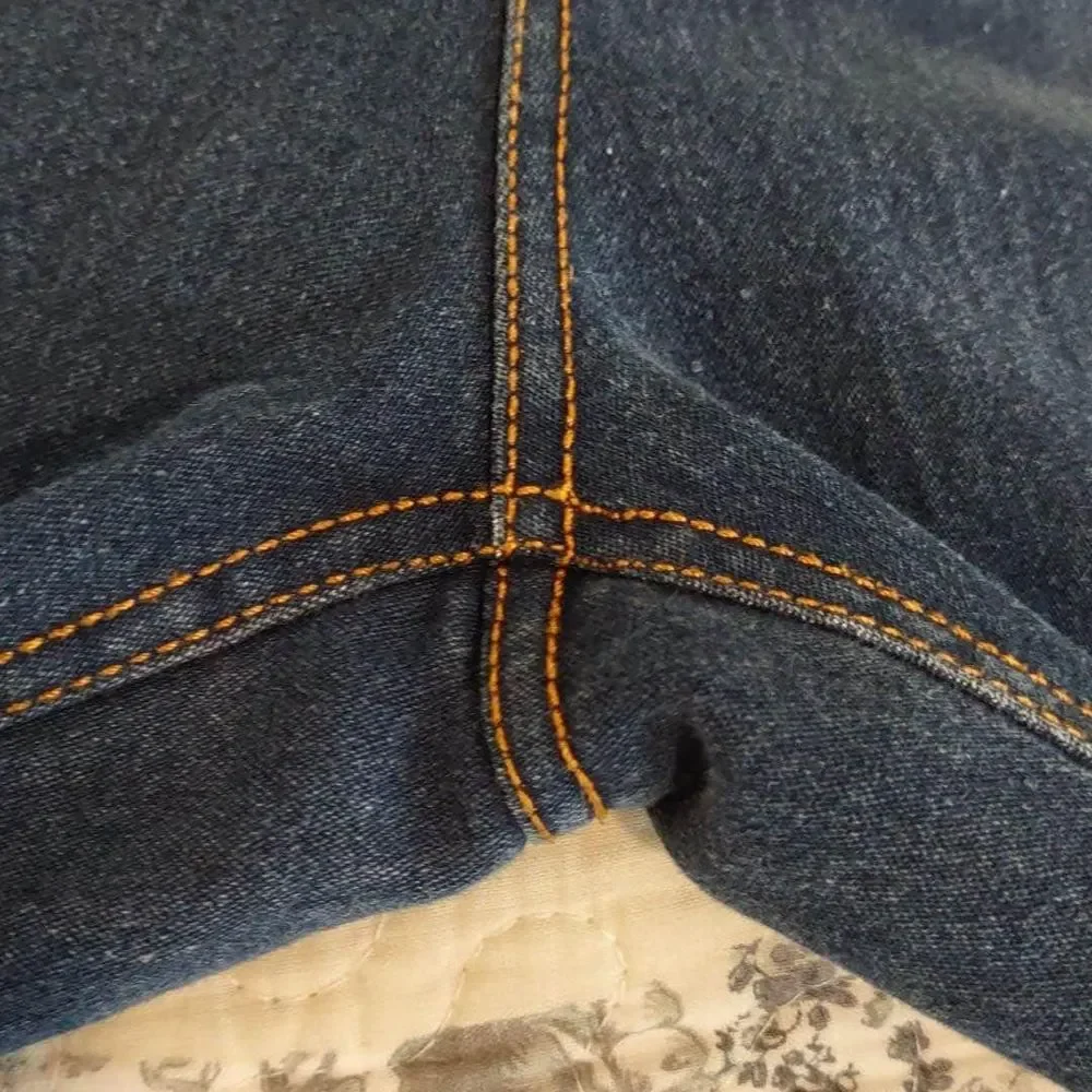 1X Jvini denim jeans elastic waist plus size womens 28” inseam C5838